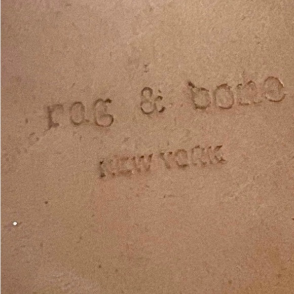 rag & bone ~Women's Harrow Camel Block Heel Suede Wrap Booties - Picture 6 of 17